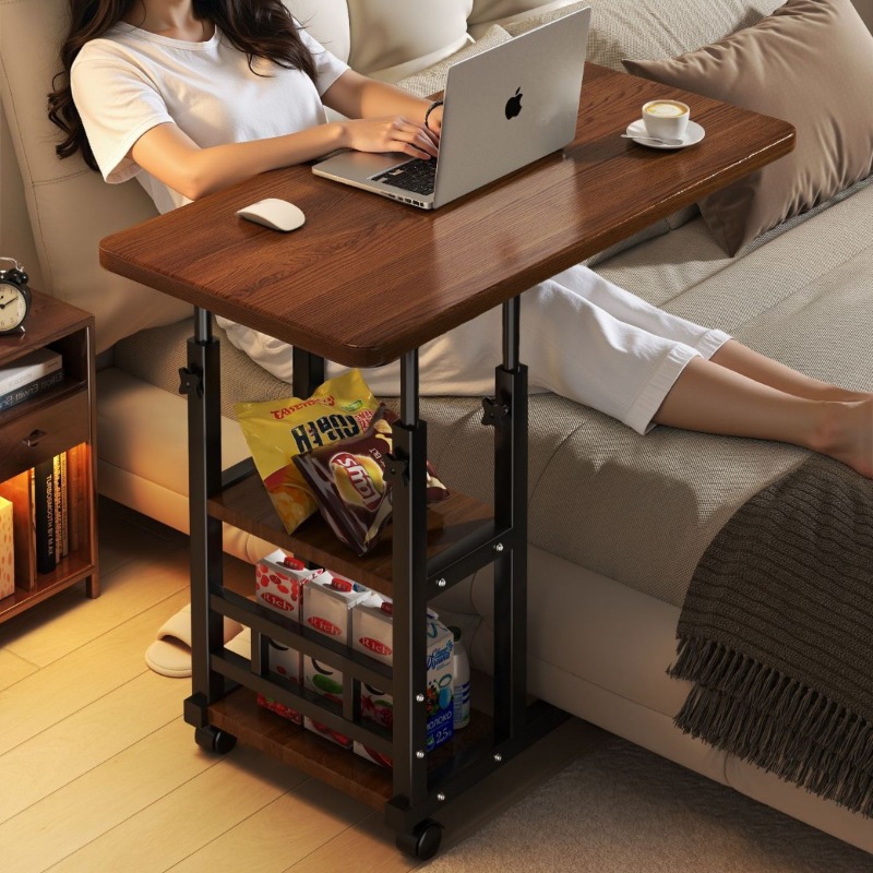 Woodworking School - Bedside Small Table Board, Laptop Holder,