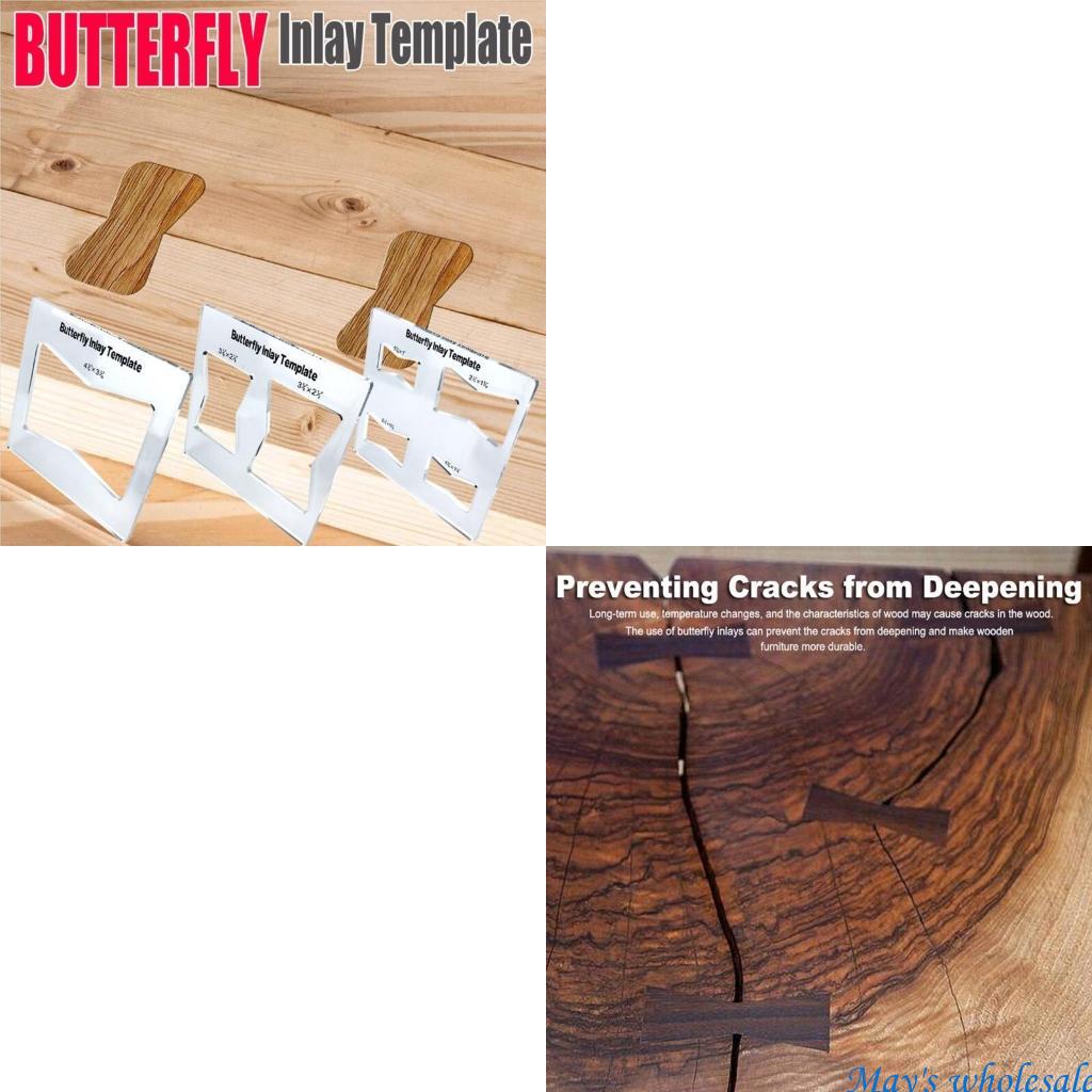 Woodworking Router Templates - Router Jig Template ,Butterfly Inlay Templates