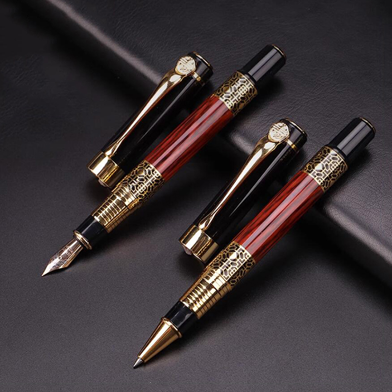 Woodworking School - Metal Wood Grain Fountain Pen School