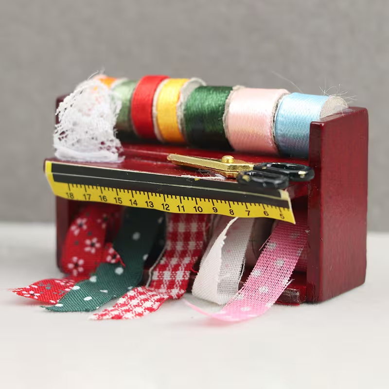 Dollhouse Mini Sewing Box with - Woodworking Diy 评论和价格