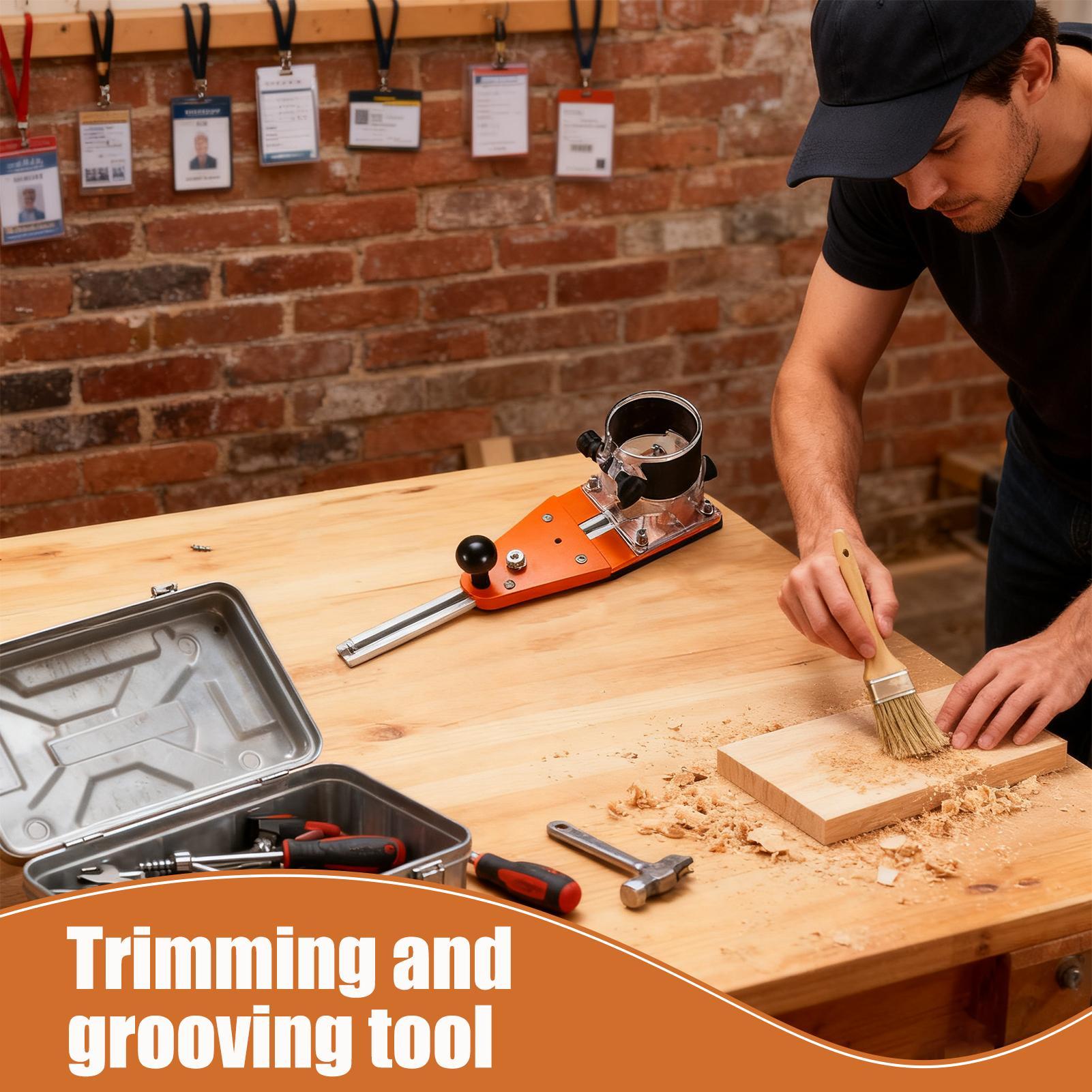 Circle Cutting Jig Ergonomic B - Woodworking Router Templates 评论和价格