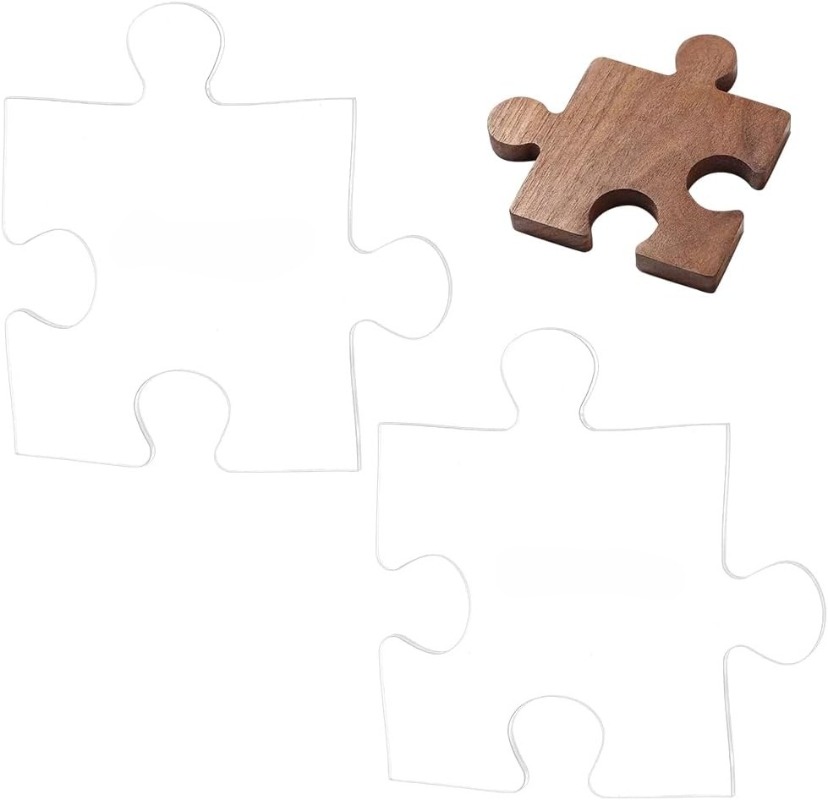 Acrylic Puzzle Woodworking Tem - Woodworking Router Templates 评论和价格