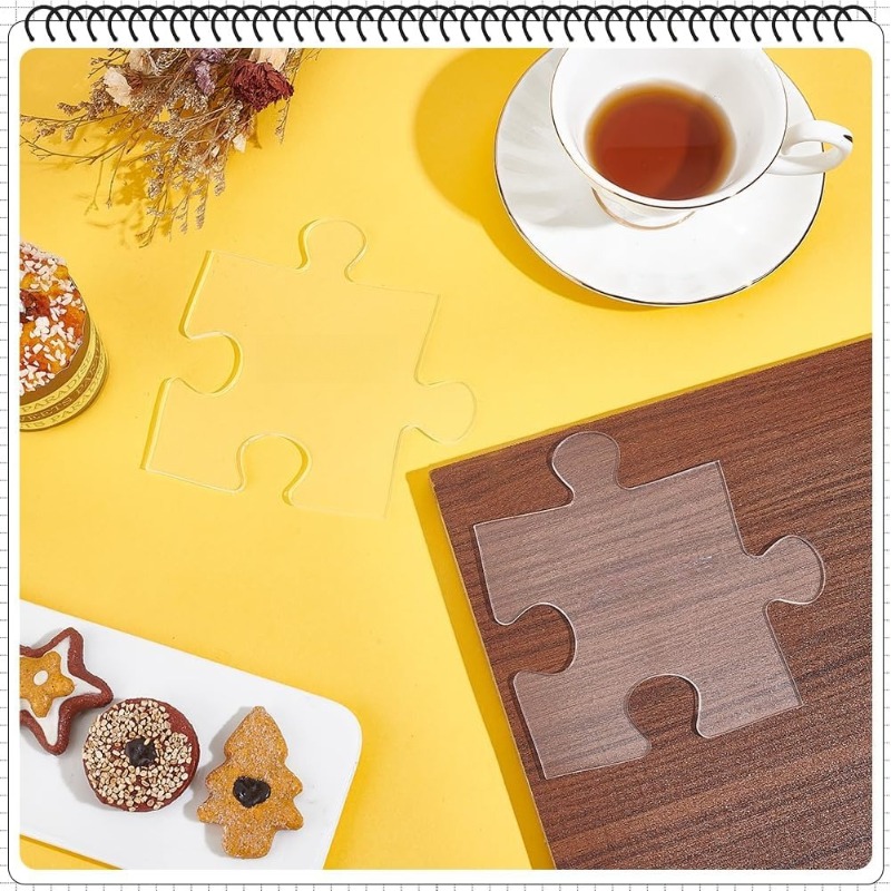Acrylic Puzzle Woodworking Tem - Woodworking Router Templates 评论和价格