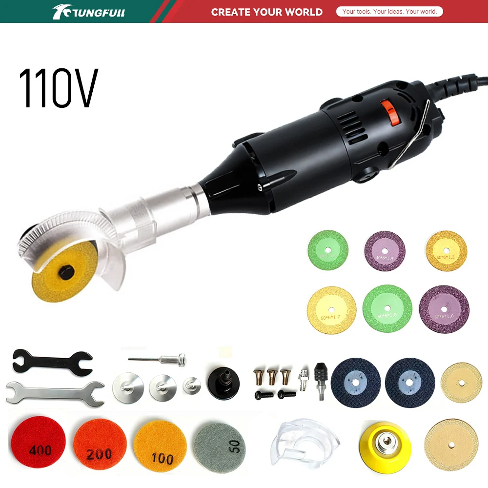 TUNGFULL 110V Mini Angle Grind - Woodworking Diy 评论和价格