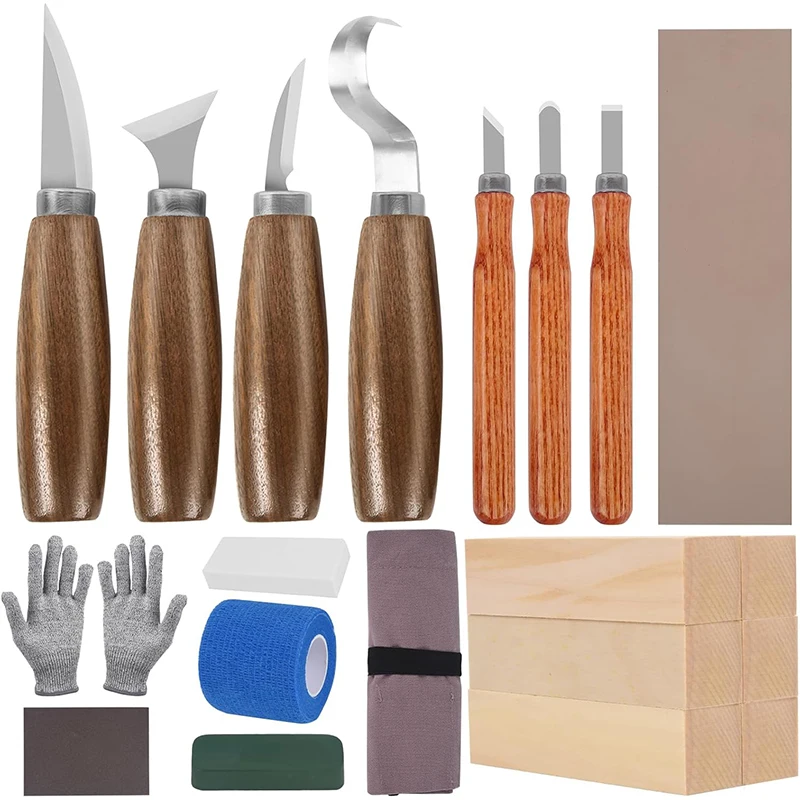 Wood Carving Kit Wood Carving  - Woodworking Kits For Adults 评论和价格