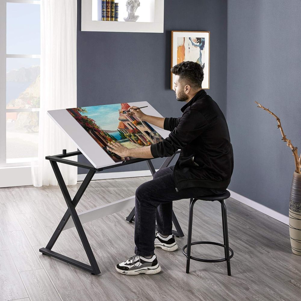Drating Table or Artists Art D - Woodworking School 评论和价格