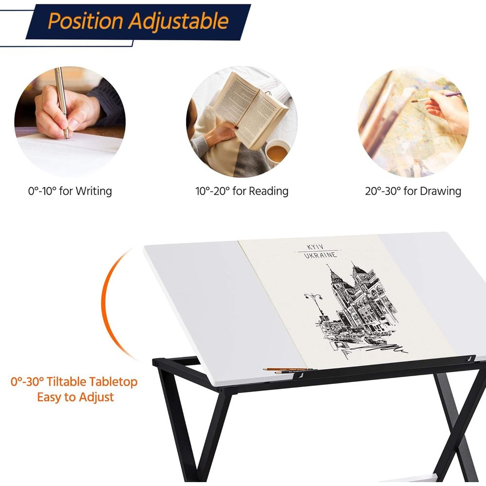 Drating Table or Artists Art D - Woodworking School 评论和价格