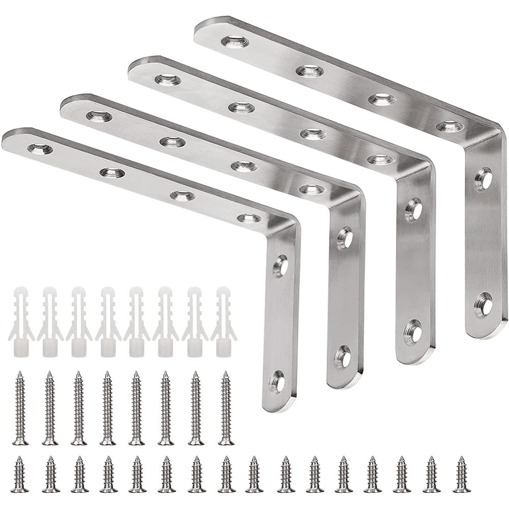 5 x 3 Heavy-Duty Stainless Ste - Woodworking X Brace 评论和价格