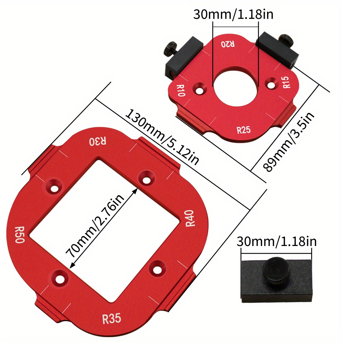 Woodworking Router Corner Radi - Woodworking Router Templates 评论和价格