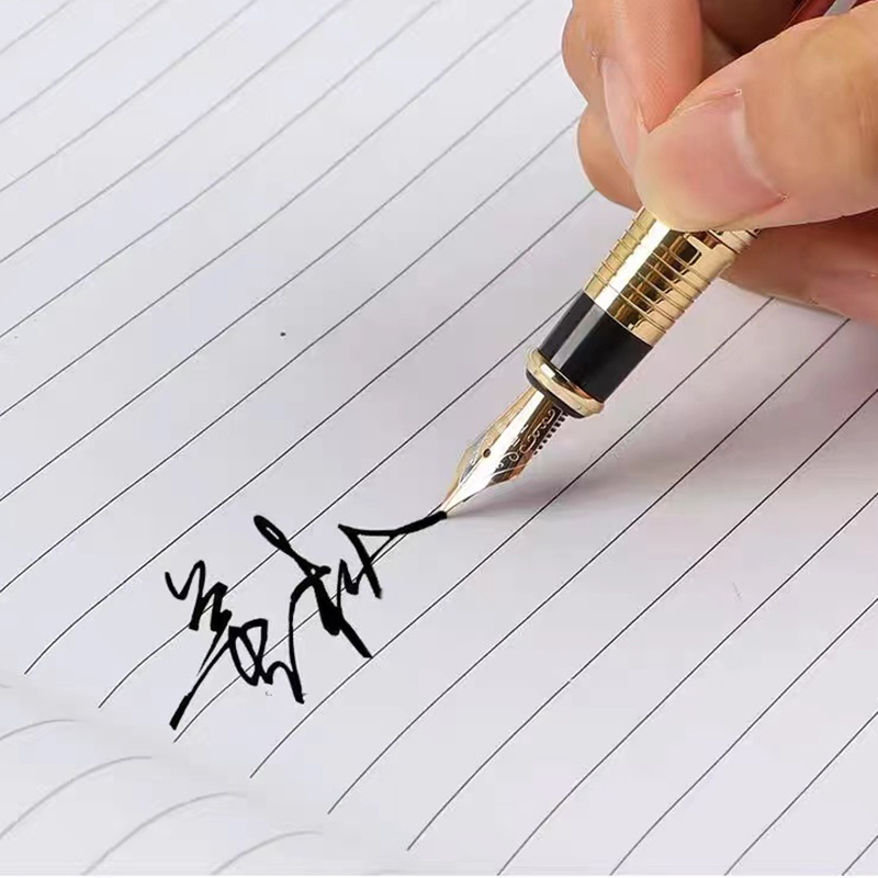Metal Wood Grain Fountain Pen  - Woodworking School 评论和价格