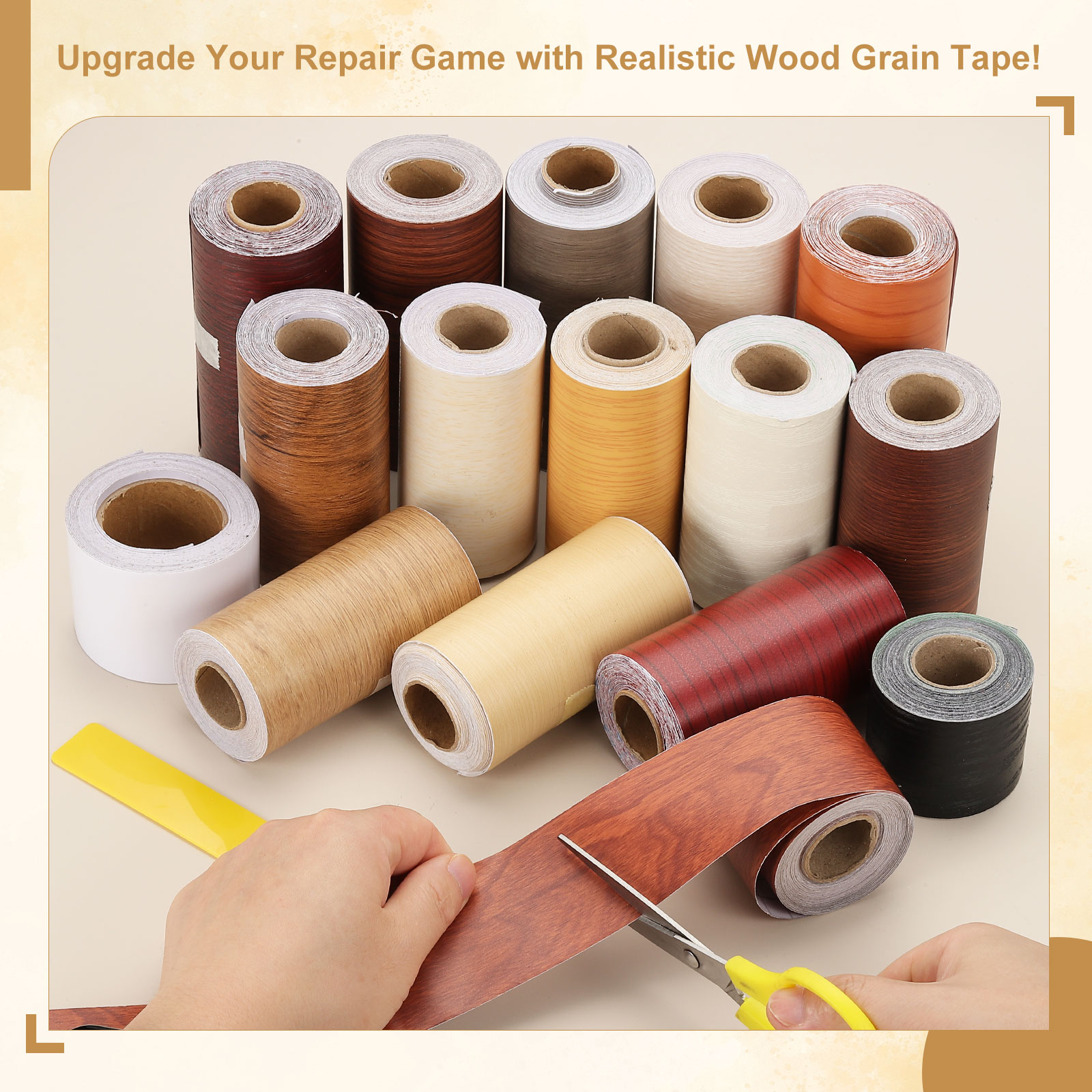 10Meter Wood Grain Repair Tape - Xfasten Woodworking Tape 评论和价格