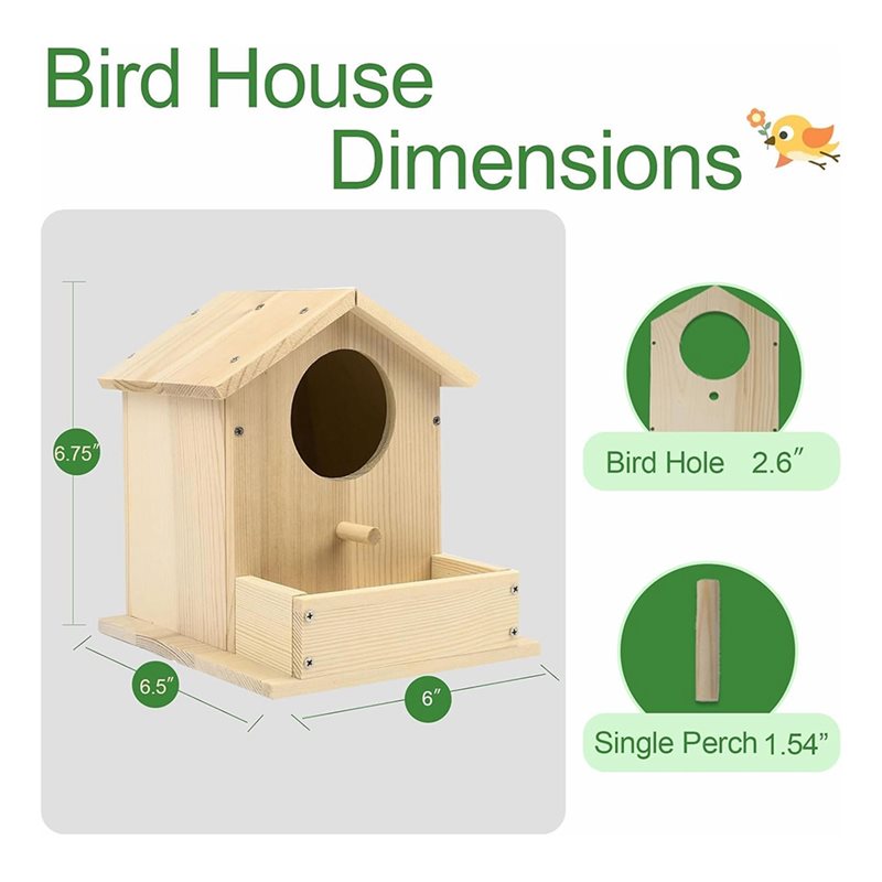 A76I-Bird House Kits For Adult - Woodworking Kits For Adults 评论和价格
