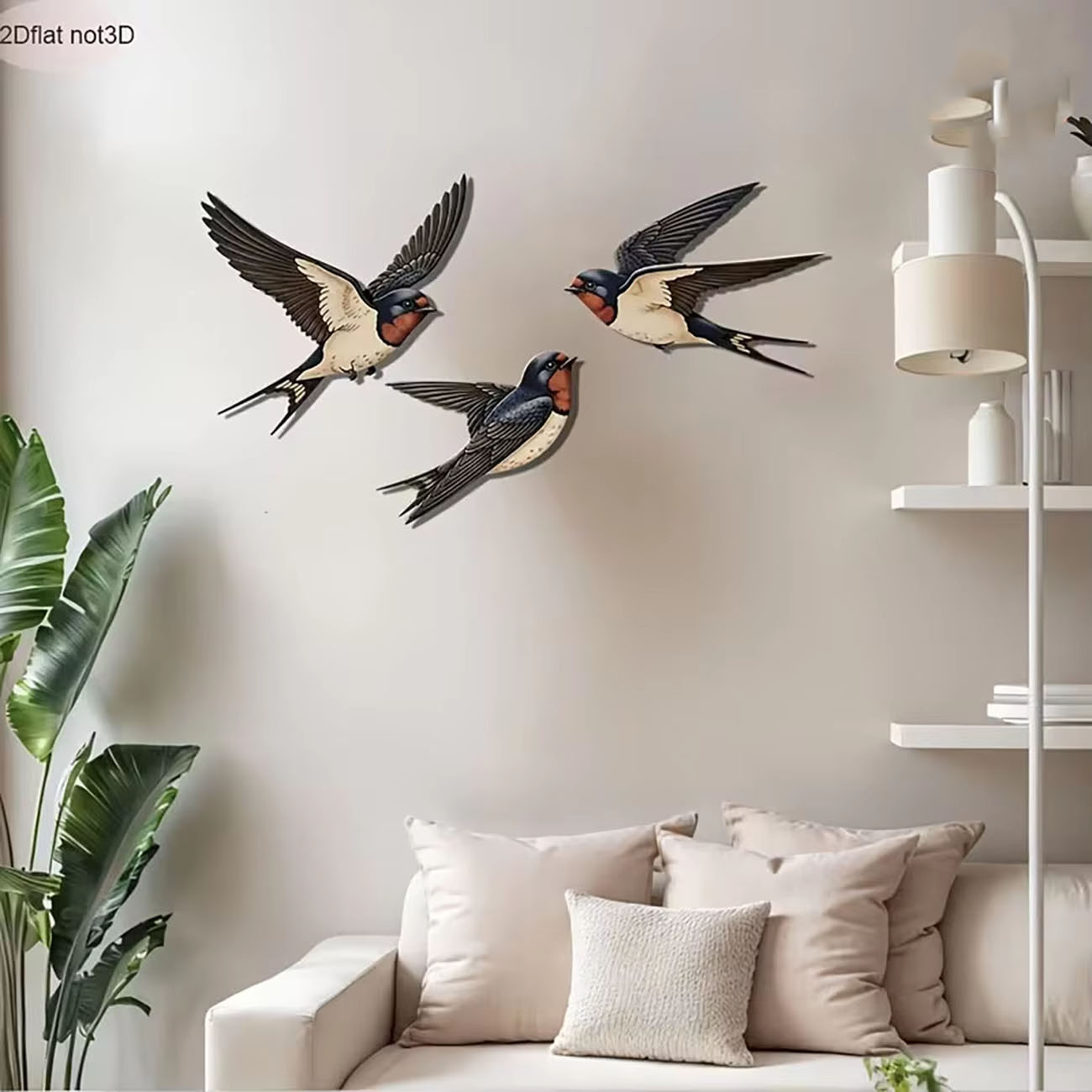 3Pcs 2D Swallow Wooden Wall De - Xfasten Woodworking Tape 评论和价格