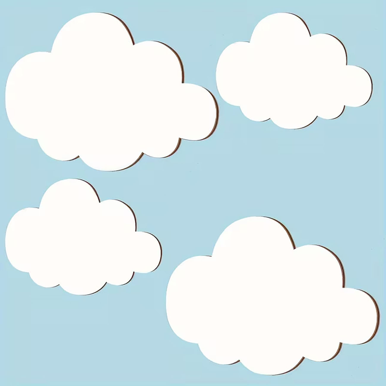 6Pcs Cloud & Eyelash Wooden Wa - Xfasten Woodworking Tape 评论和价格