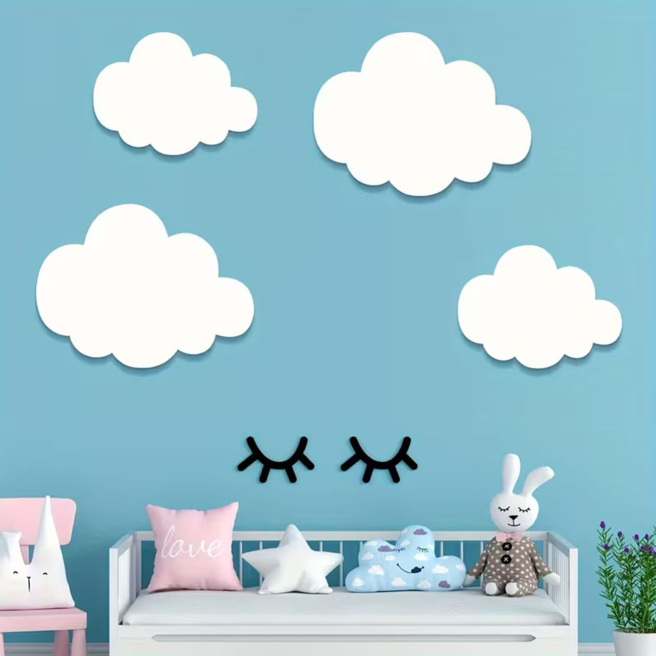 6Pcs Cloud & Eyelash Wooden Wa - Xfasten Woodworking Tape 评论和价格