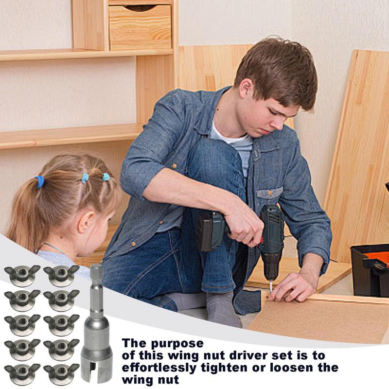 Wing Nut Kit 1/4-Inch Steel Er - Woodworking Kits For Adults 评论和价格