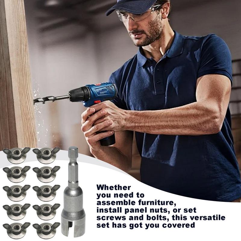 Wing Nut Kit 1/4-Inch Steel Er - Woodworking Kits For Adults 评论和价格